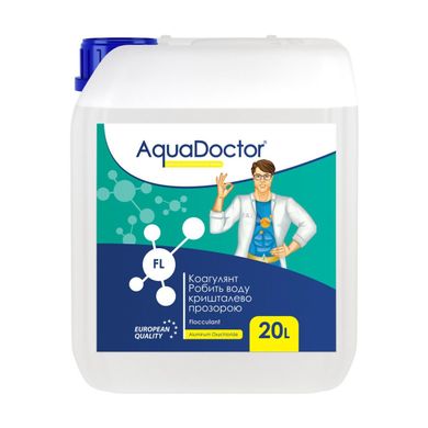 Коагулянт Aquadoctor FL 5л жидкое средство от мутной воды