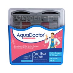 Тестер таблеточный для бассейна pH и O2 AquaDoctor Box (20 тестов)